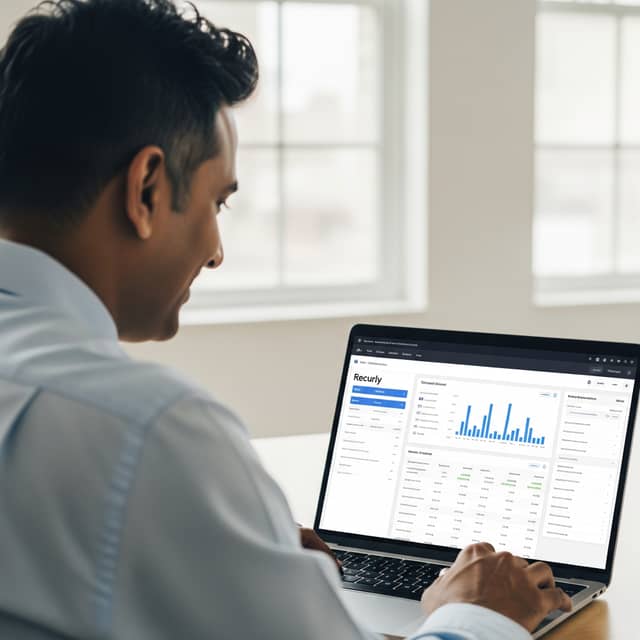 Happy business owner