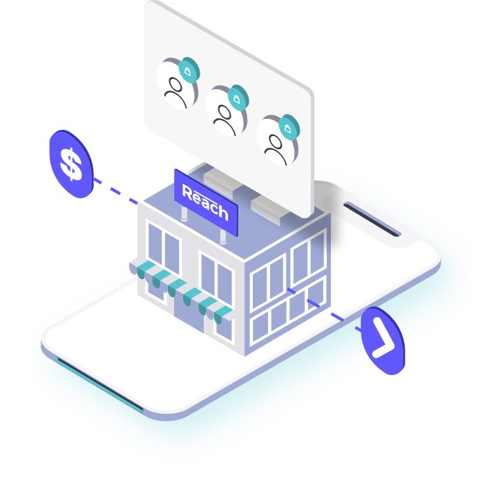 Single-person image of a cross-border ecommerce consumer on a laptop with an example checkout which has whitelabeled Reach’s platform 